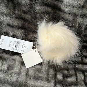 Pom Pom keychain from loft